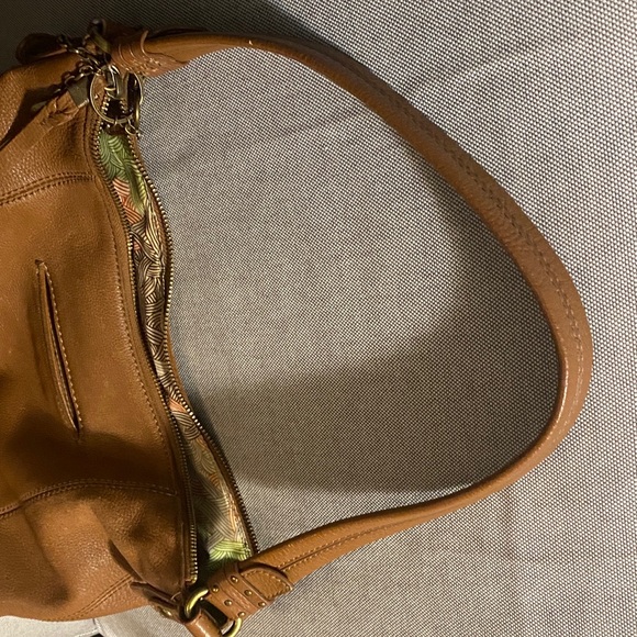 The Sak Brown Leather Shoulder Bag - Picture 4 of 4